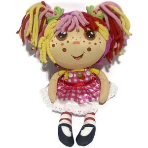 Very Berry Strawberry Flip Zee Zana Doll Soft and Cuddly 18"